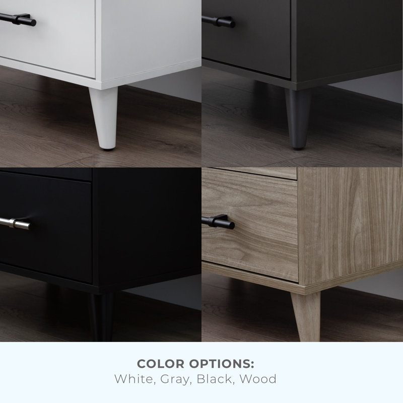 Mercury Row® Kai Manufactured Wood Nightstand & Reviews Wayfair